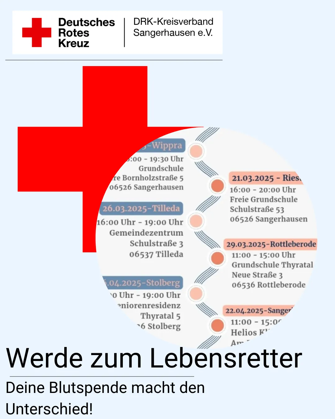 zu Instagram Termine für die Blutspende